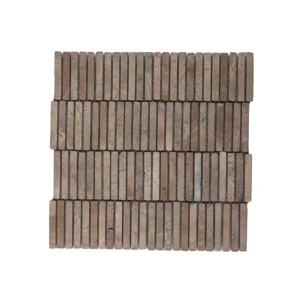 Mozaïek tegel KitKat 1 x 7.3 licht bruin 30x30