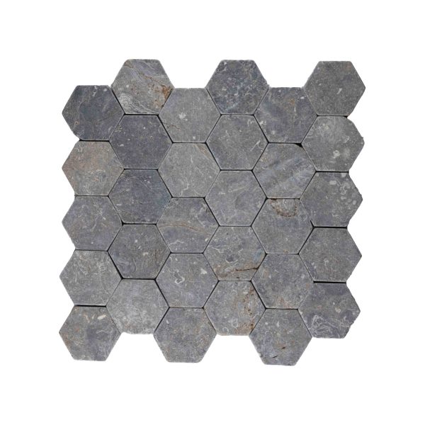 Mozaïek tegel Hexagon blauw 30x30
