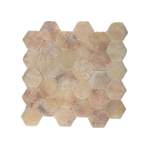 Mozaïek tegel Hexagon onyx /sunset 30x30
