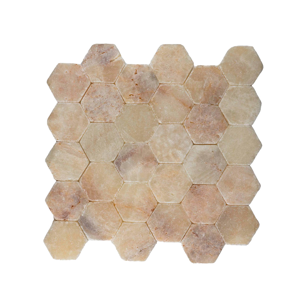 Mozaïek tegel Hexagon onyx /sunset 30x30