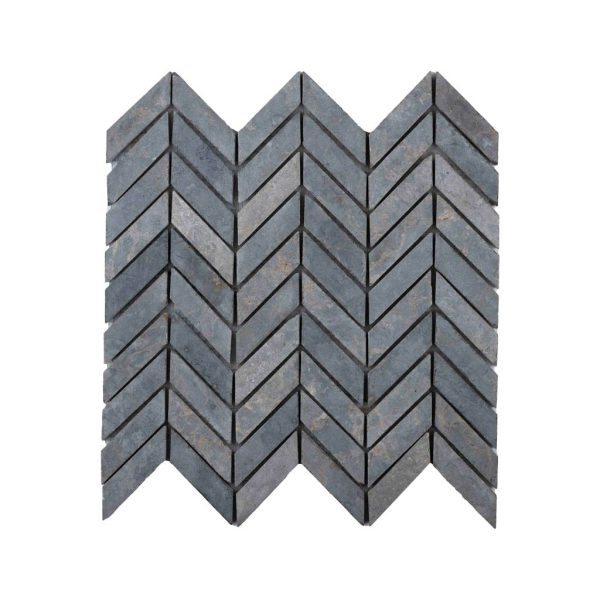 Mozaïek tegel Chevron Hongaarse punt licht grijs 30x30
